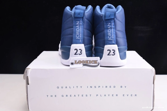 Rep 12 Blue Jordan Air 130690-404 Retro Stone 0731